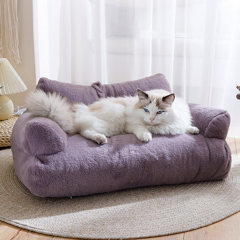 Paws & Whiskers Luxury Cat Bed sofa