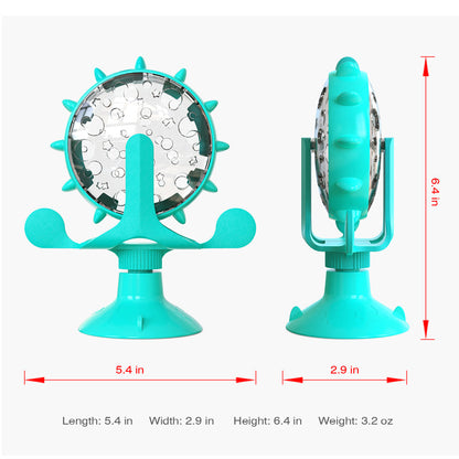 Interactive windmill food spin toy