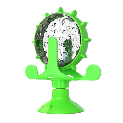 Interactive windmill food spin toy