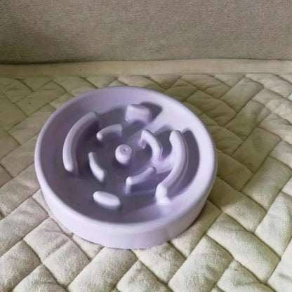 Slow Feeder Plastic Pet Bowl Anti-choking