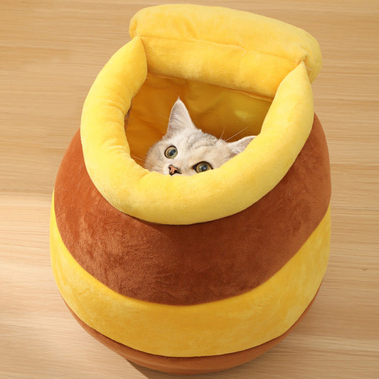 Cat Bed Honey Pot